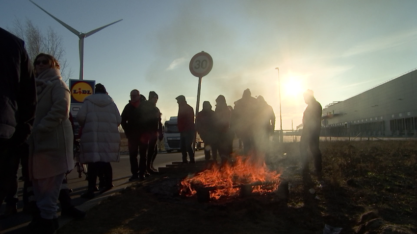 Garocentre : le blocage du centre de distribution de Lidl levé par un huissier