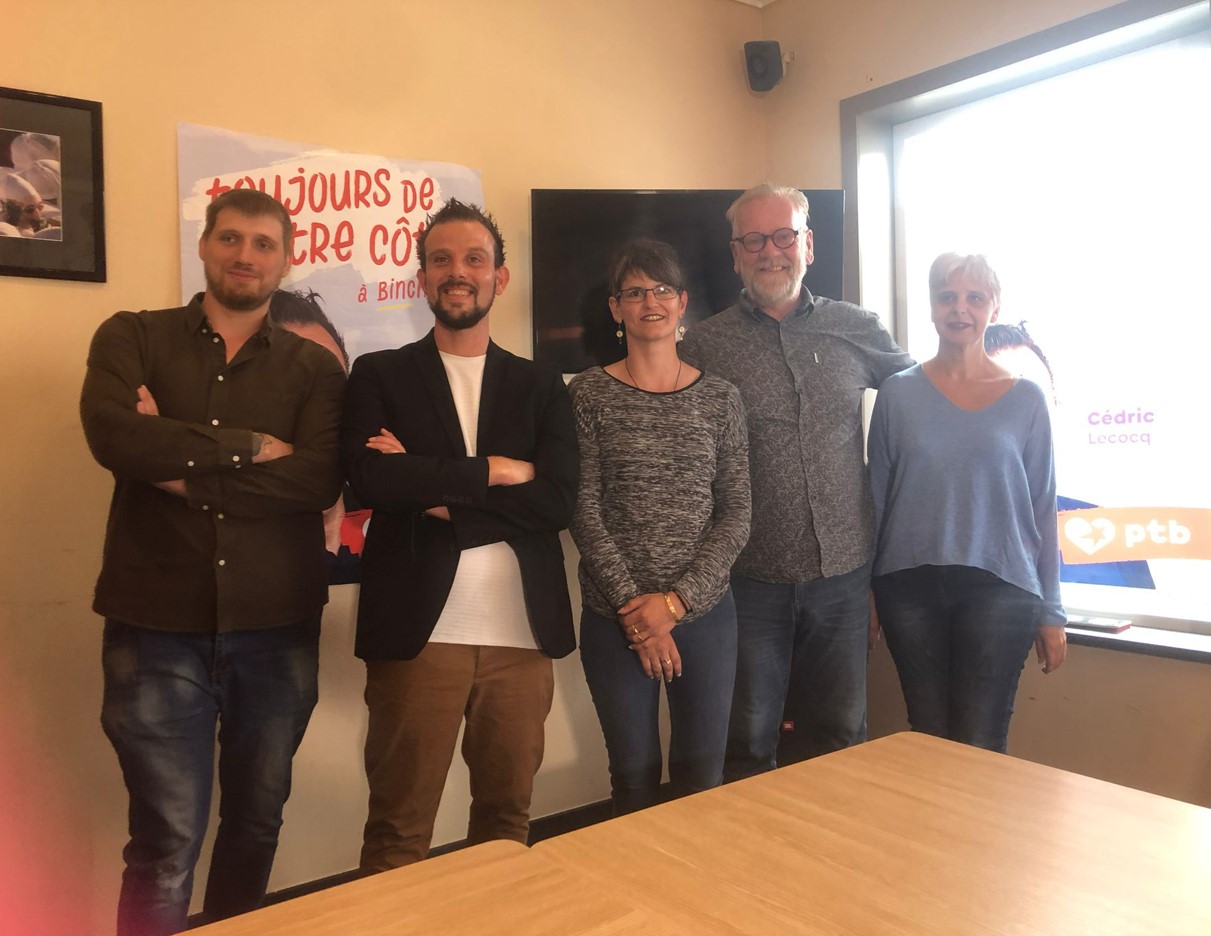 Élections communales : présentation de la toute première liste PTB à Binche