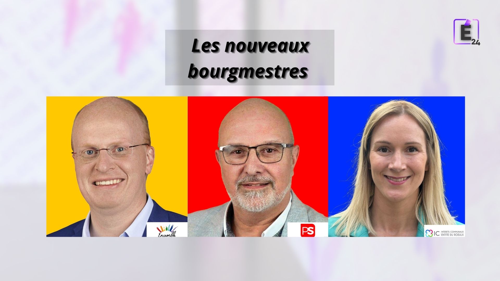 Trois nouveaux bourgmestres confirmés pour la région du Centre