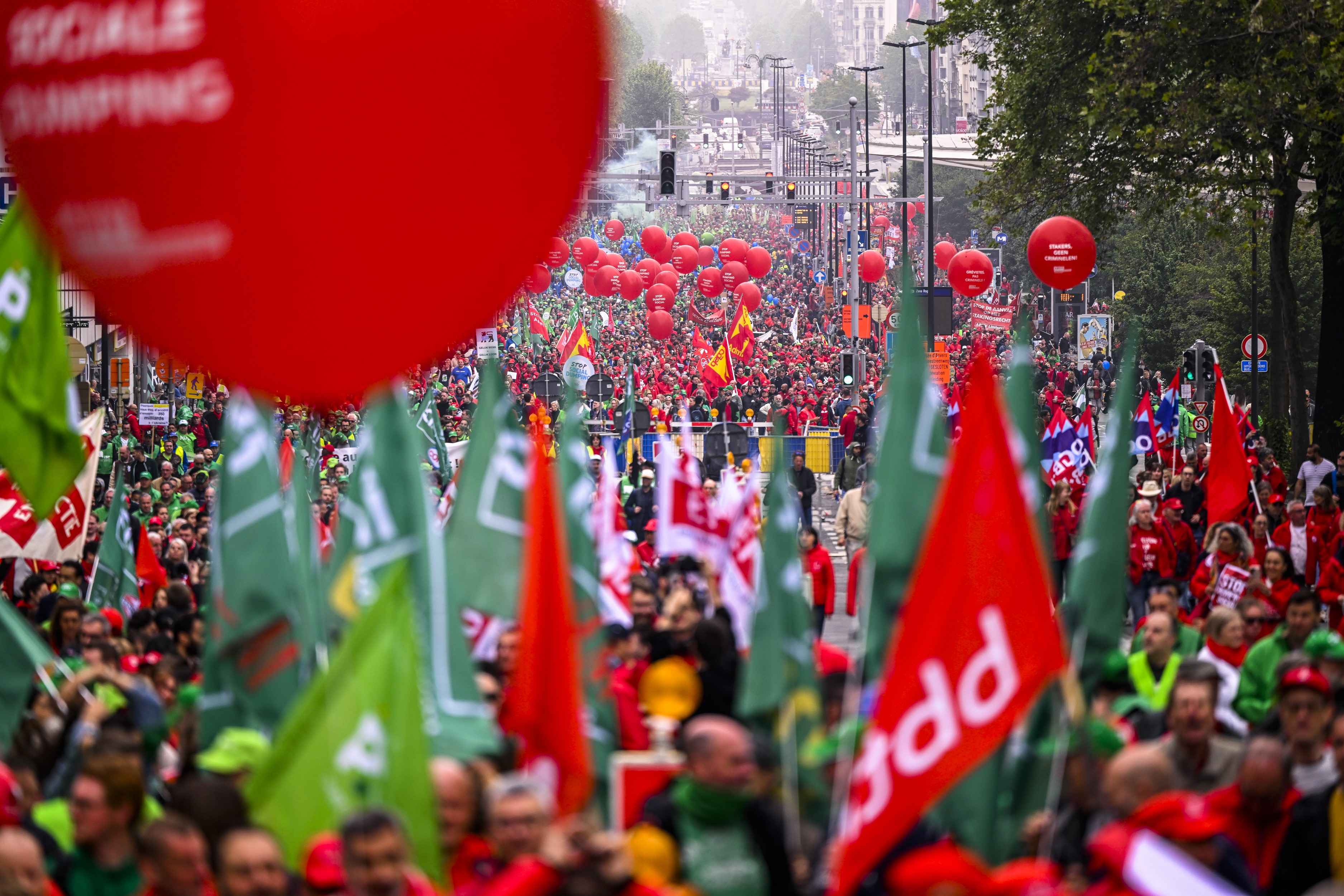 Manifestation du secteur non-marchand ce 7 novembre à Bruxelles