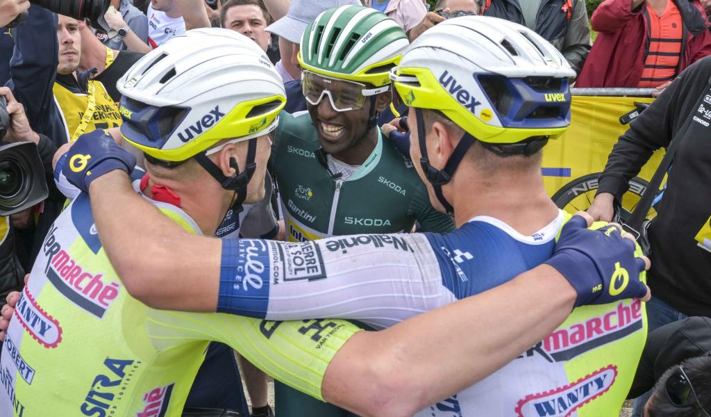 Biniam Girmay gagne pour la deuxième fois sur le Tour de France