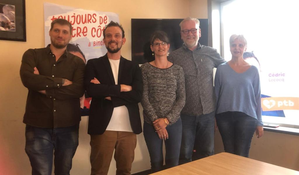 Élections communales : présentation de la toute première liste PTB à Binche