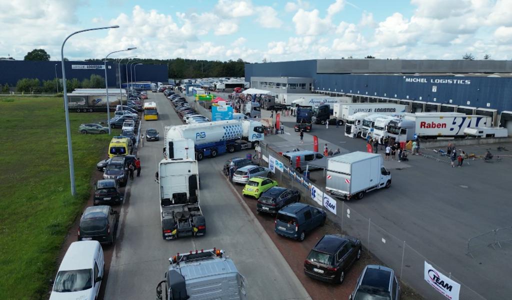 Sensibilisation à la pénurie de chauffeurs routiers durant le Truck Show