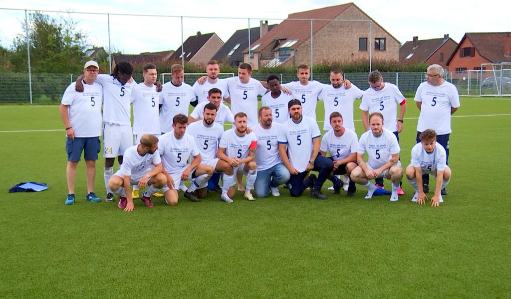 Le FC Casteau soudé derrière Vincent, renversé par une voiture la semaine dernière