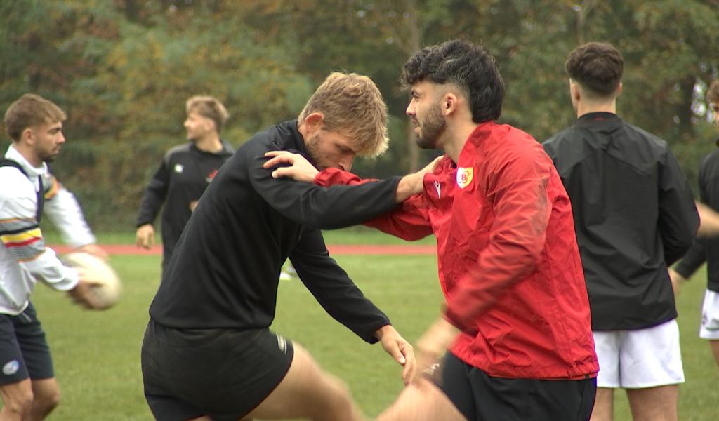 Rugby: les Diables noir se préparent pour la Suisse avec cinq régionaux