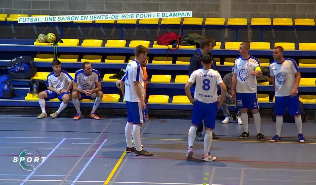 Futsal: une saison en dents-de-scie au Blampain