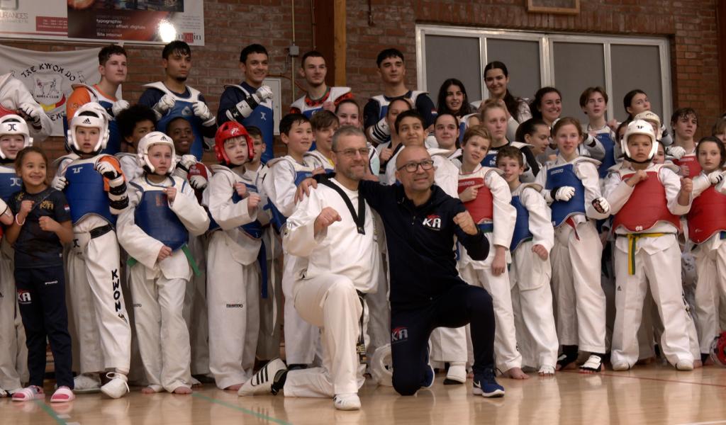 Taekwondo: le Korea club Houdeng a accueilli la Kazemi Taekwondo Academie