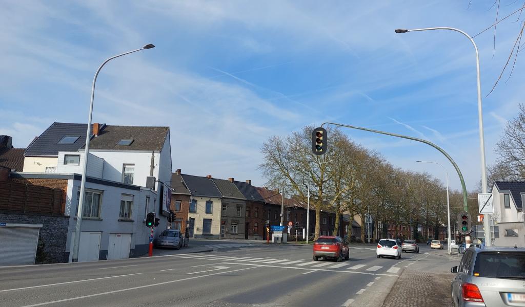 Soignies : renouvellement des feux tricolores entre le boulevard Roosevelt et la rue de Neufvilles