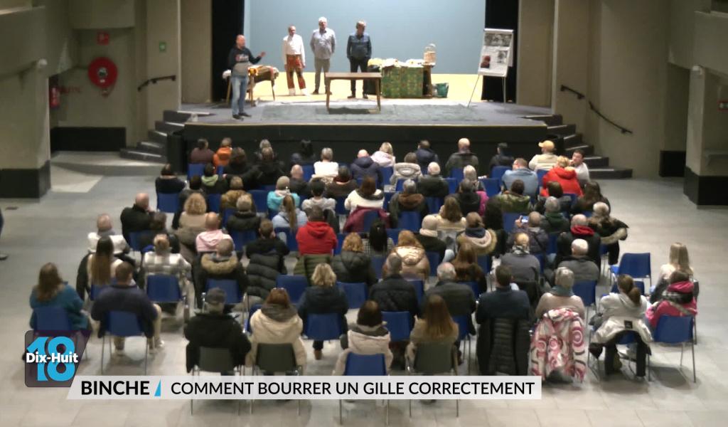 Binche : comment bourrer un gille correctement