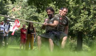 Soignies : ambiance écossaise au parc Pater