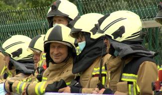 La Louvière : les pompiers se font entendre