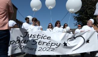 Strépy-Bracquegnies : les victimes manifestent