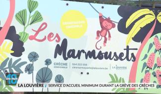 La Louvière : service d'accueil minimum durant la grève des crèches