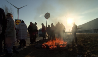 Garocentre : le blocage du centre de distribution de Lidl levé par un huissier