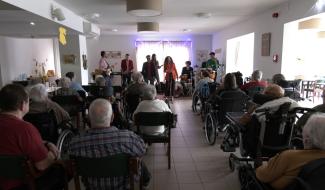 La Louvière : concert à La seniorie de Longtain.