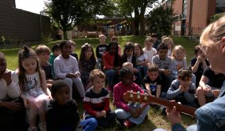 La Louvière: notre "jardin dans la ville" à l'école paroissiale