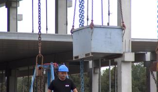 La Louvière : le chantier du nouveau stade suit son cours