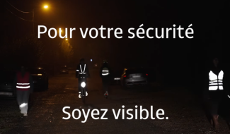 Sécurité routière : soyez bien visible en cette période plus sombre