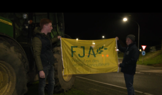 Binche : les agriculteurs protestent contre l'accord Mercosur