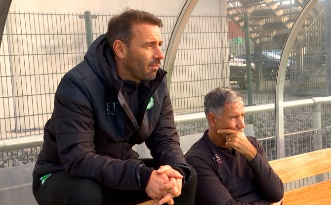 Frédéric Taquin préface le match de Coupe de Belgique entre la RAAL La Louvière et Malines