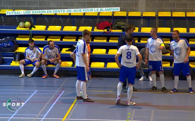 Futsal: une saison en dents-de-scie au Blampain