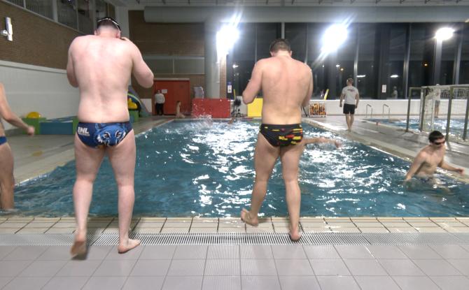 Water-polo: faute de piscine, l'ENL a délocalisé ses entrainements avant le quart de finale contre Mouscron